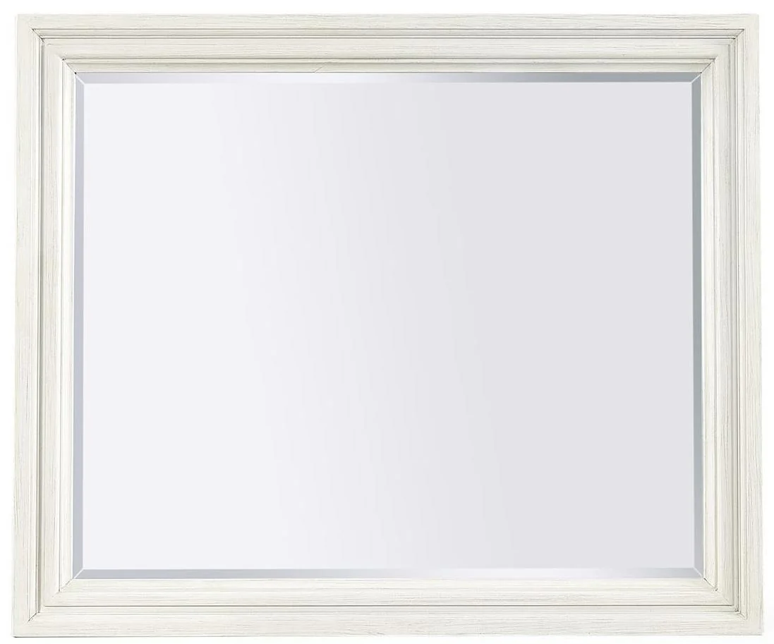Aspenhome Caraway Landscape Mirror in Aged Ivory