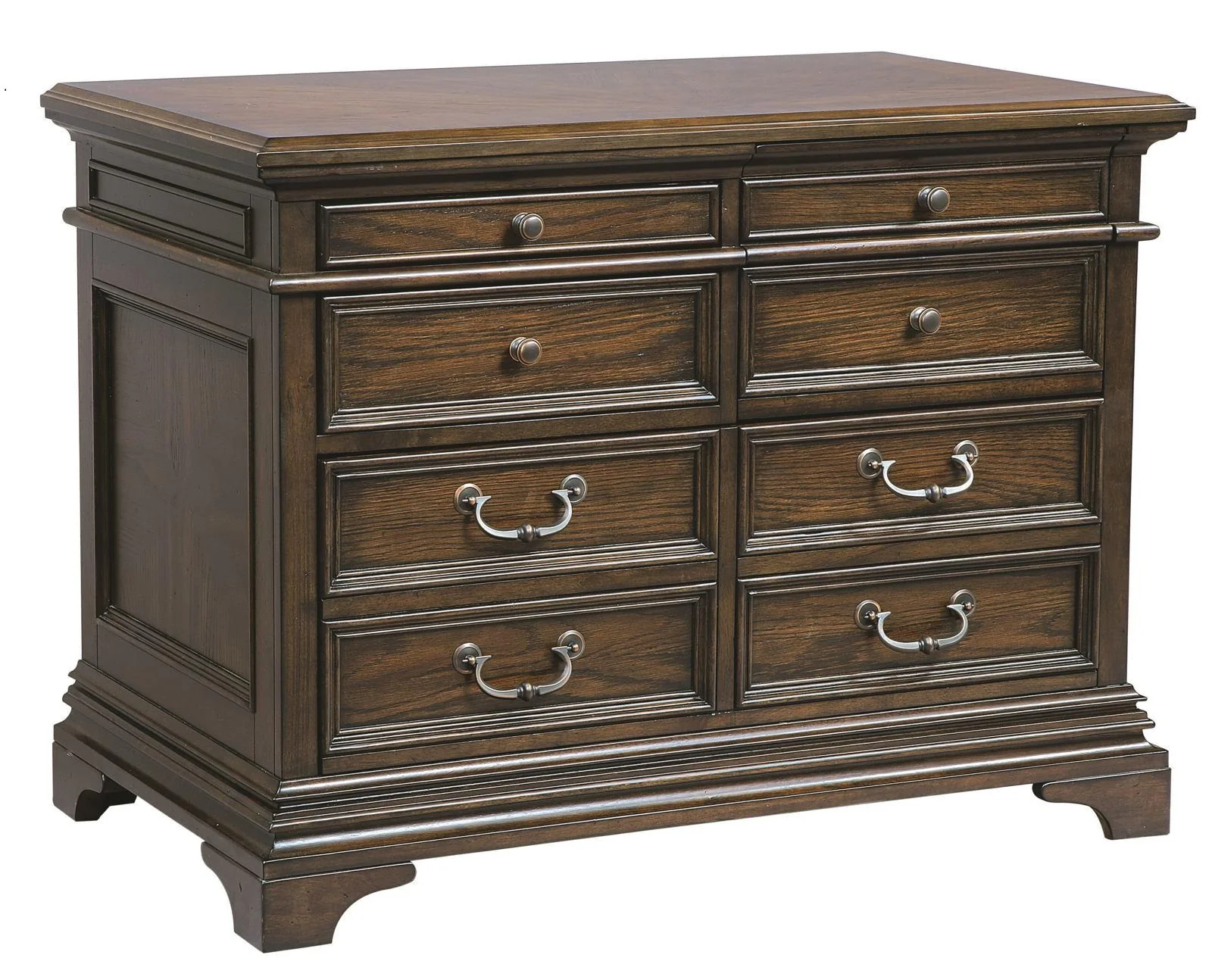 Aspenhome Essex 5-Drawer Combo File in Molasses Brown I24-378