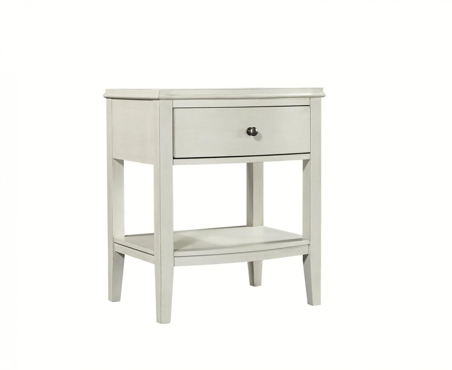 Aspenhome Furniture Charlotte 1 Drawer Nightstand in White
