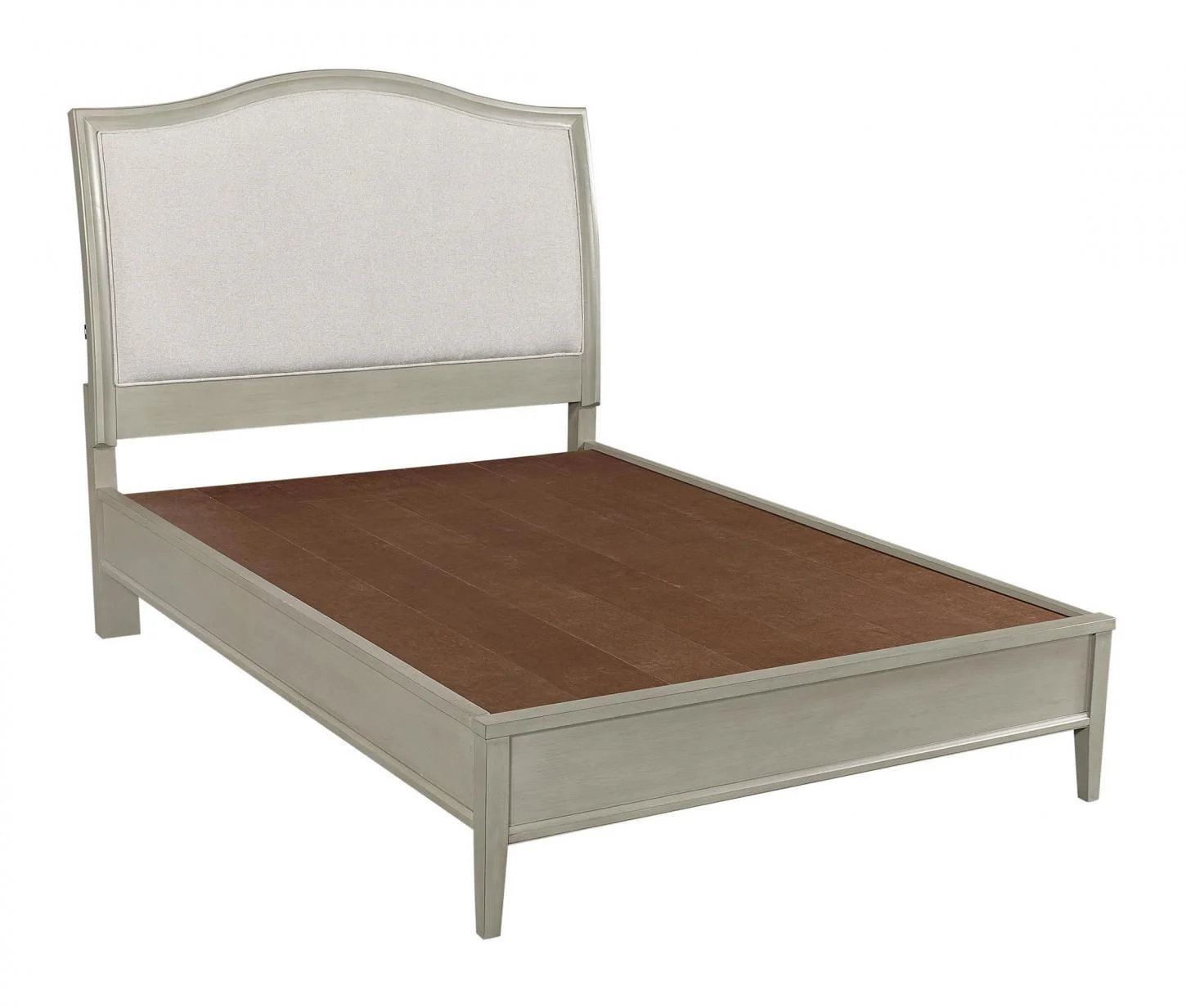Aspenhome Furniture Charlotte King Upholstered Sleigh Bed in Shale - Image 2
