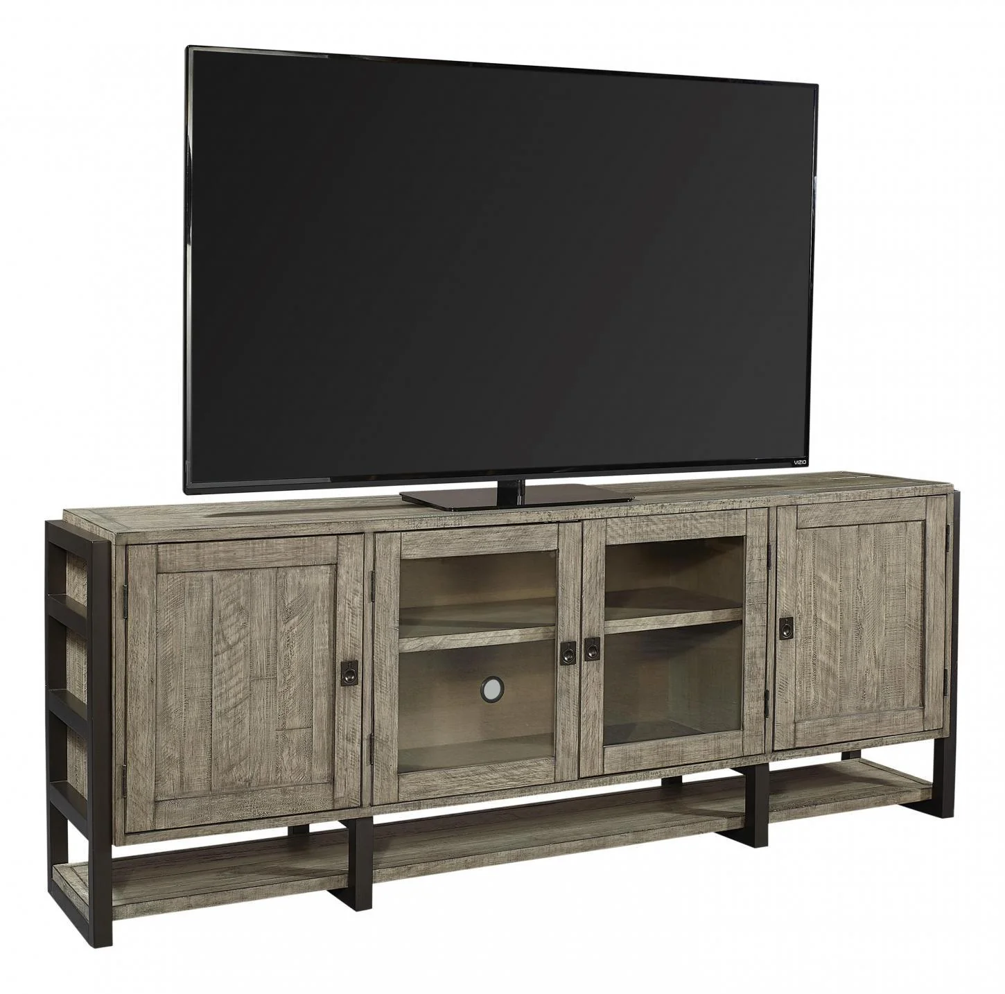 Aspenhome Furniture Grayson 85" Console in Cinder Grey