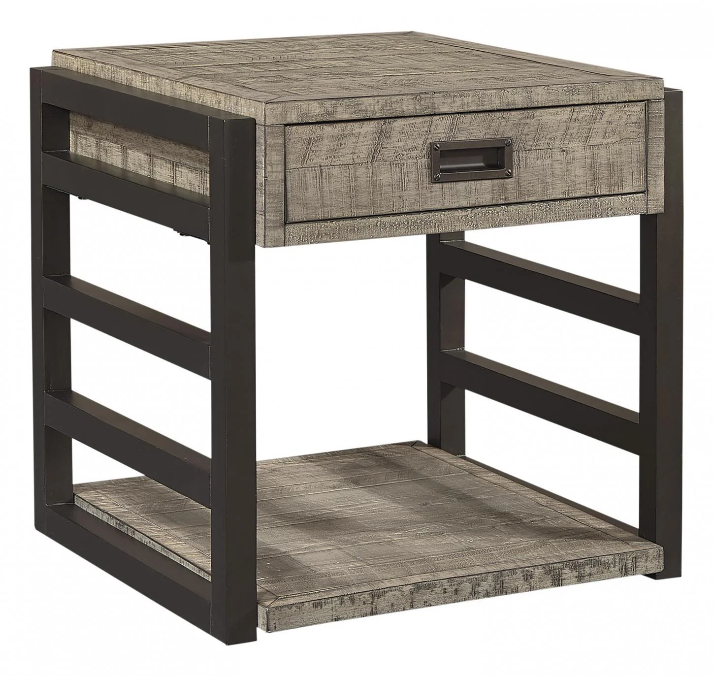 Aspenhome Furniture Grayson End Table in Cinder Grey