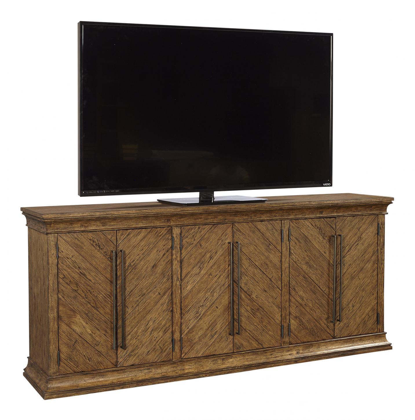 Aspenhome Furniture Mosaic 85" Console in Pecan