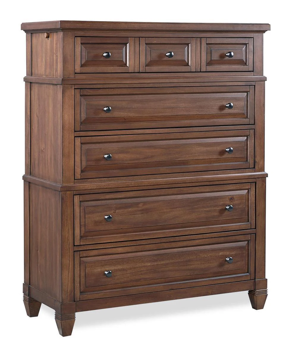 Aspenhome Furniture Thornton 5 Drawer Chest in Sienna