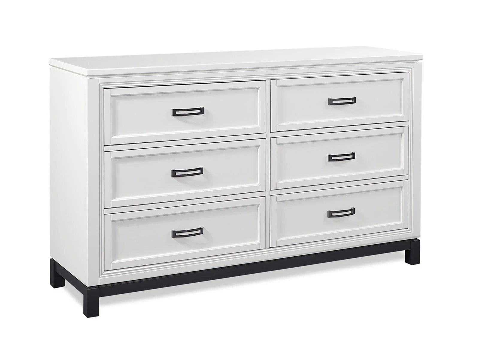 Aspenhome Hyde Park 6 Drawer Dresser in White