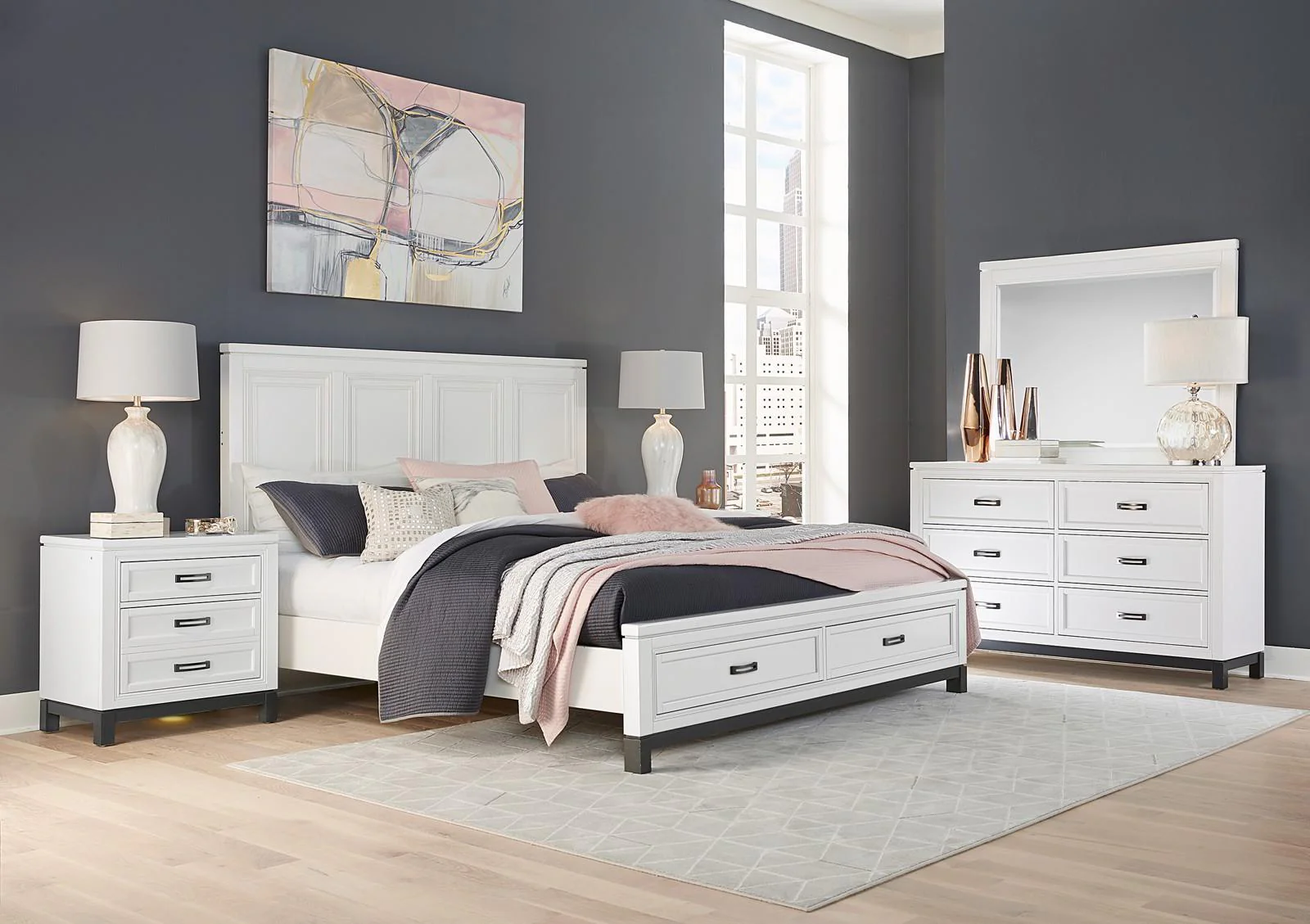 Aspenhome Hyde Park 6 Drawer Dresser in White - Image 3