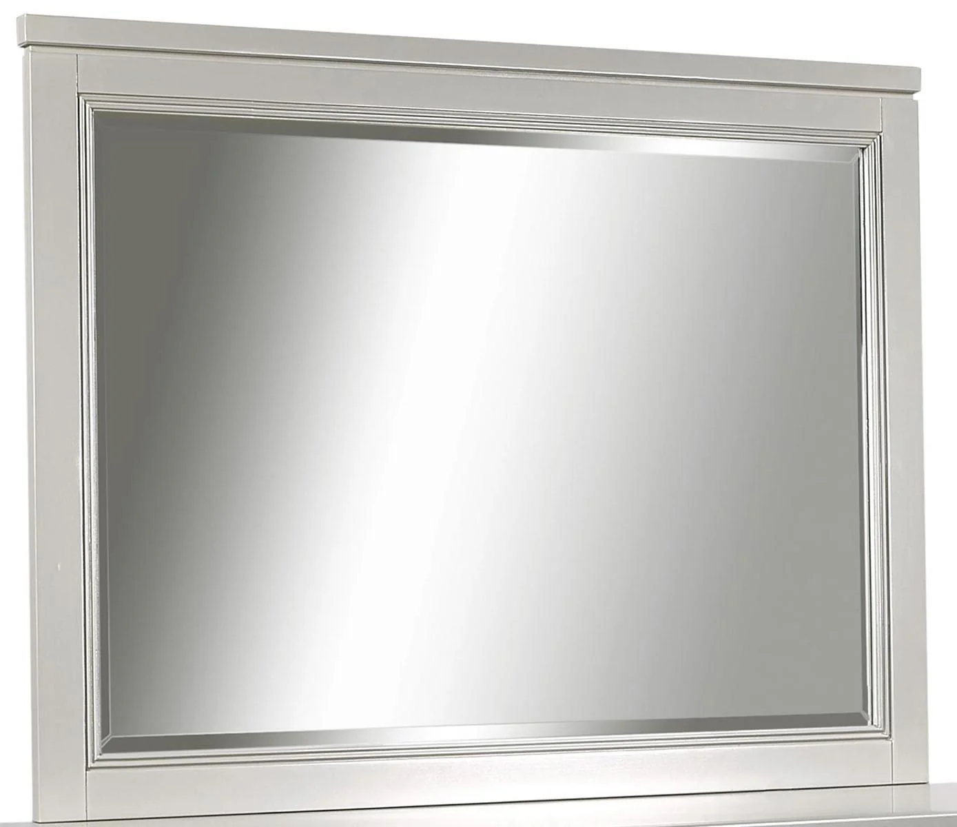 Aspenhome Hyde Park Landscape Mirror in Light Gray
