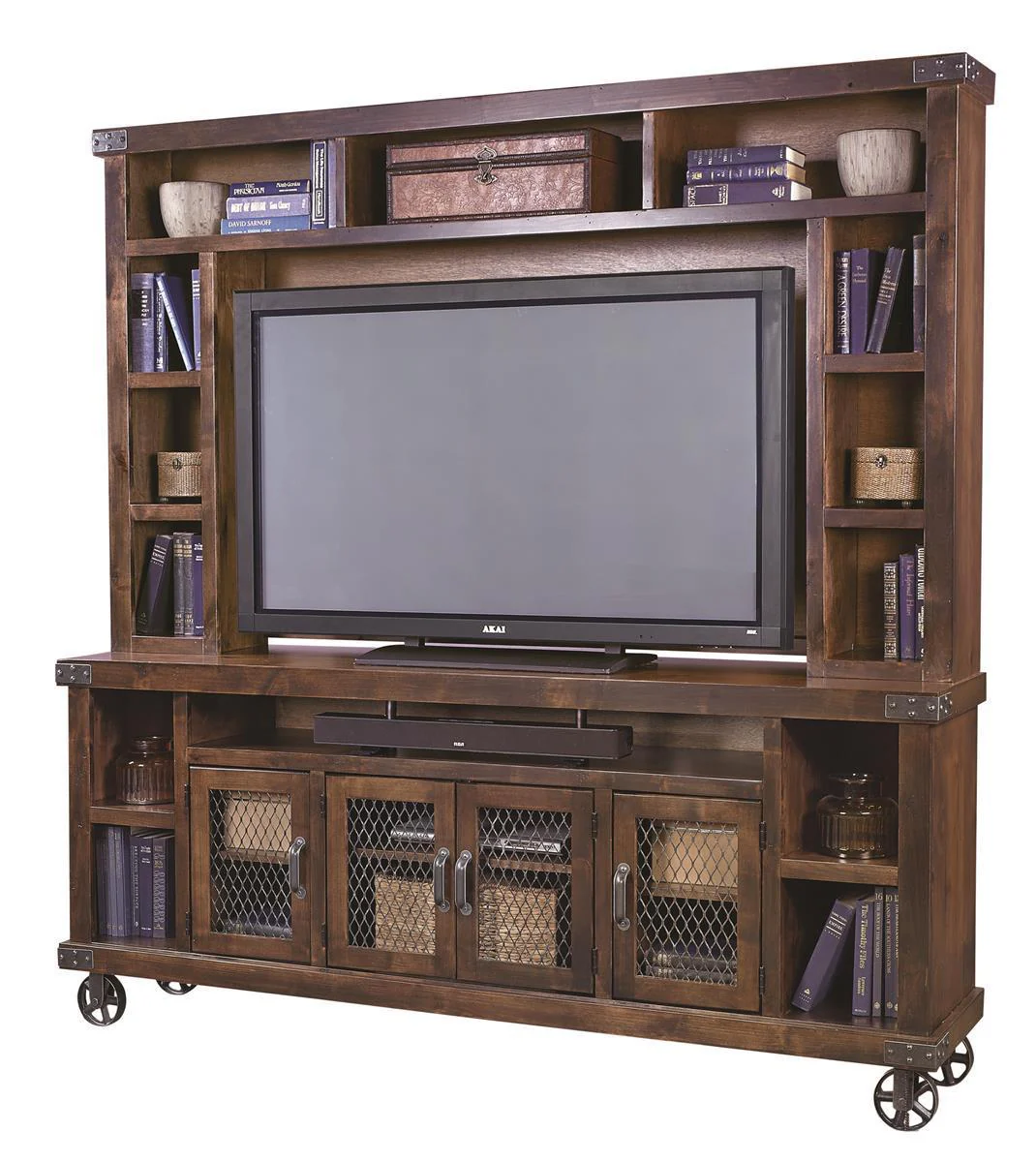 Aspenhome Industrial 84" Console in Tobacco - Image 2