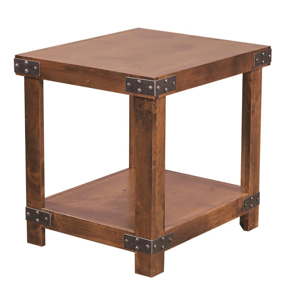Aspenhome Industrial End Table in Fruitwood