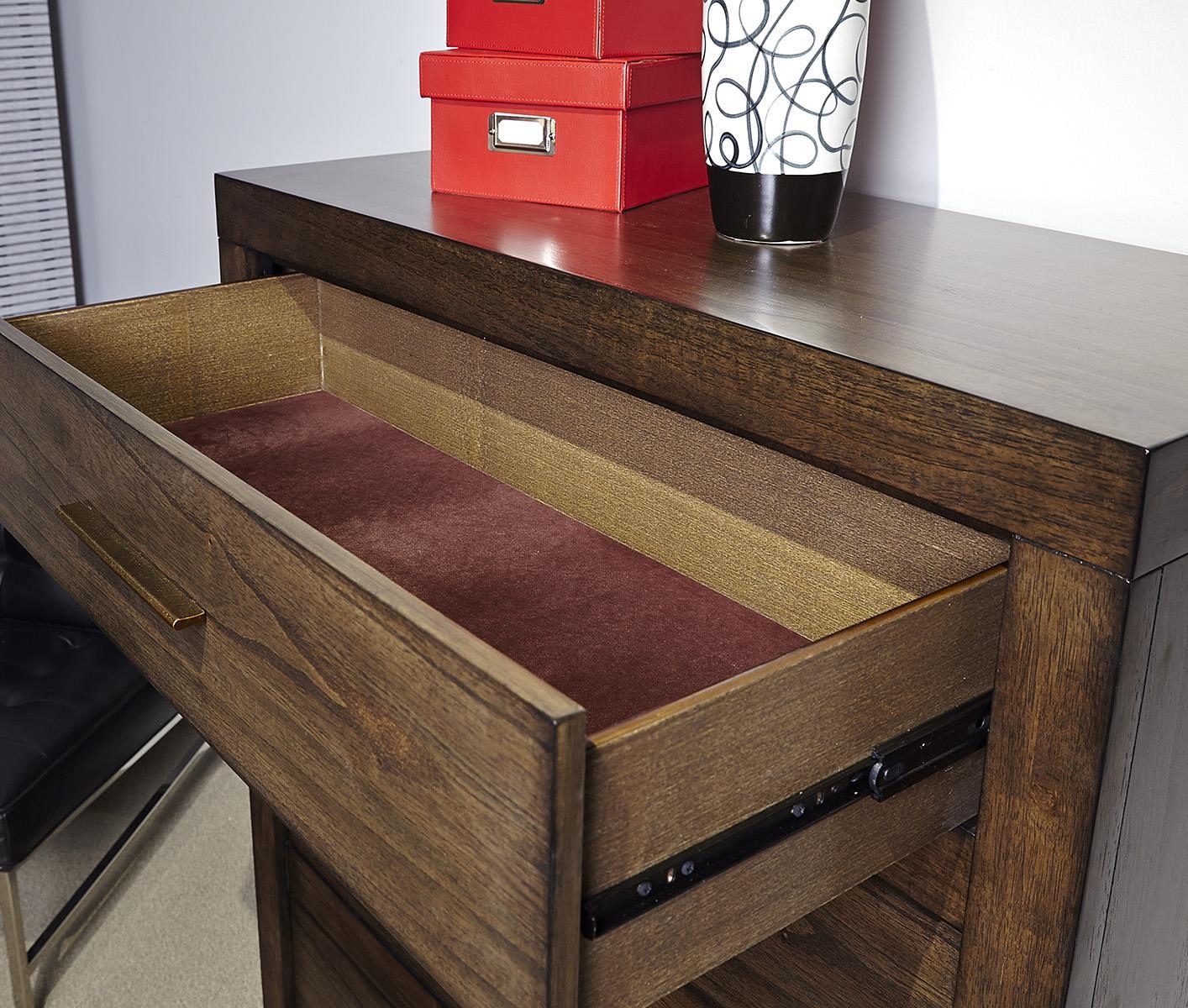 Aspenhome Modern Loft 5 Drawer Chest in Brownstone - Image 2