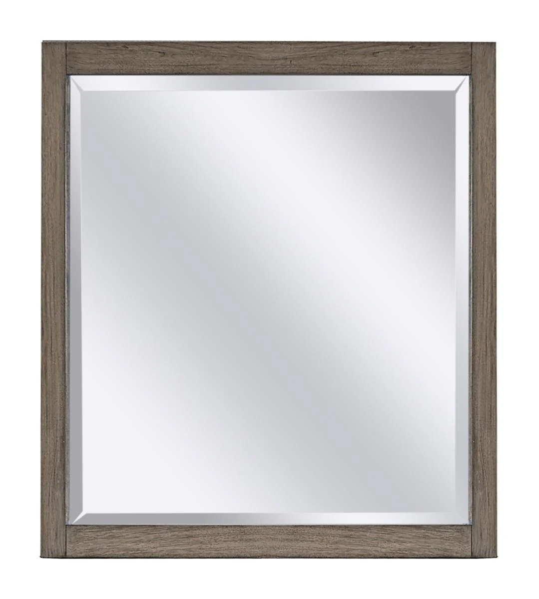 Aspenhome Modern Loft Mirror in Greystone