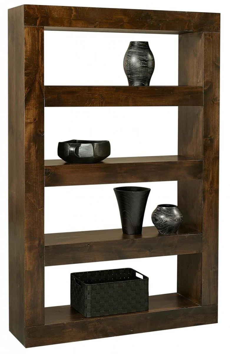 Aspenhome Nova Alder 73" Open Display Case in Tobacco DU4872-TOB