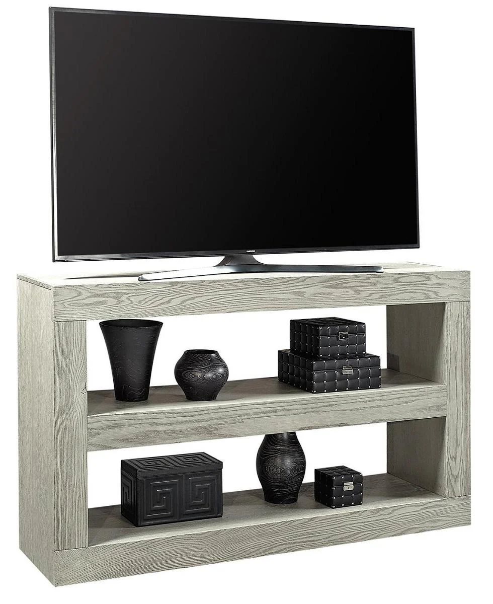 Aspenhome Nova Oak 65" Highboy Console in Heather Gray