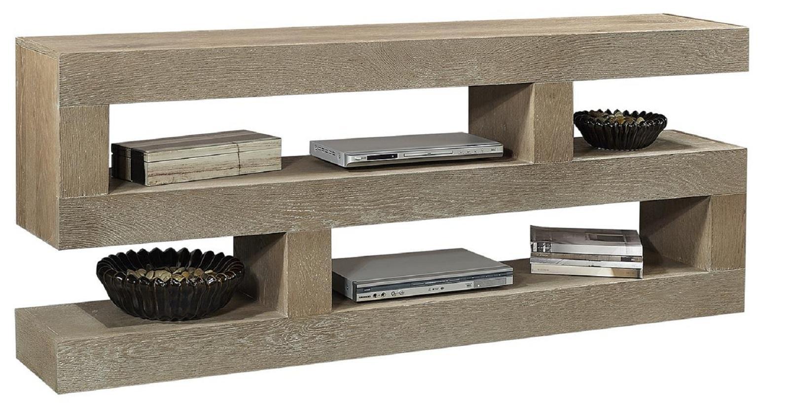 Aspenhome Nova Oak 74" S Console Table in English Taupe