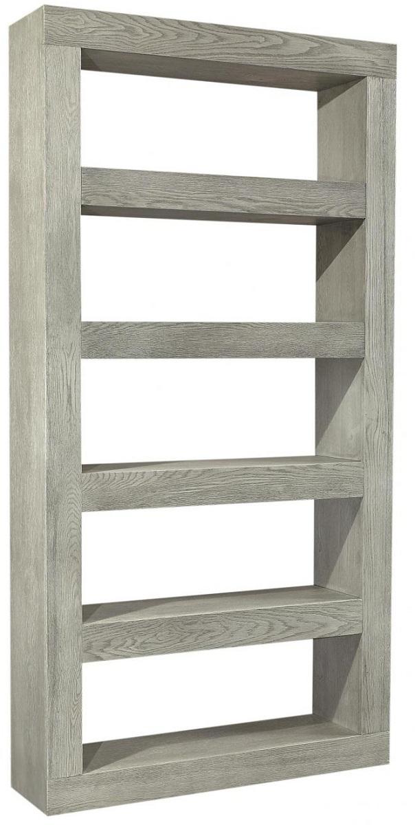 Aspenhome Nova Oak 94" Open Display Case in Heather Gray WKU4894-HGR - Image 2