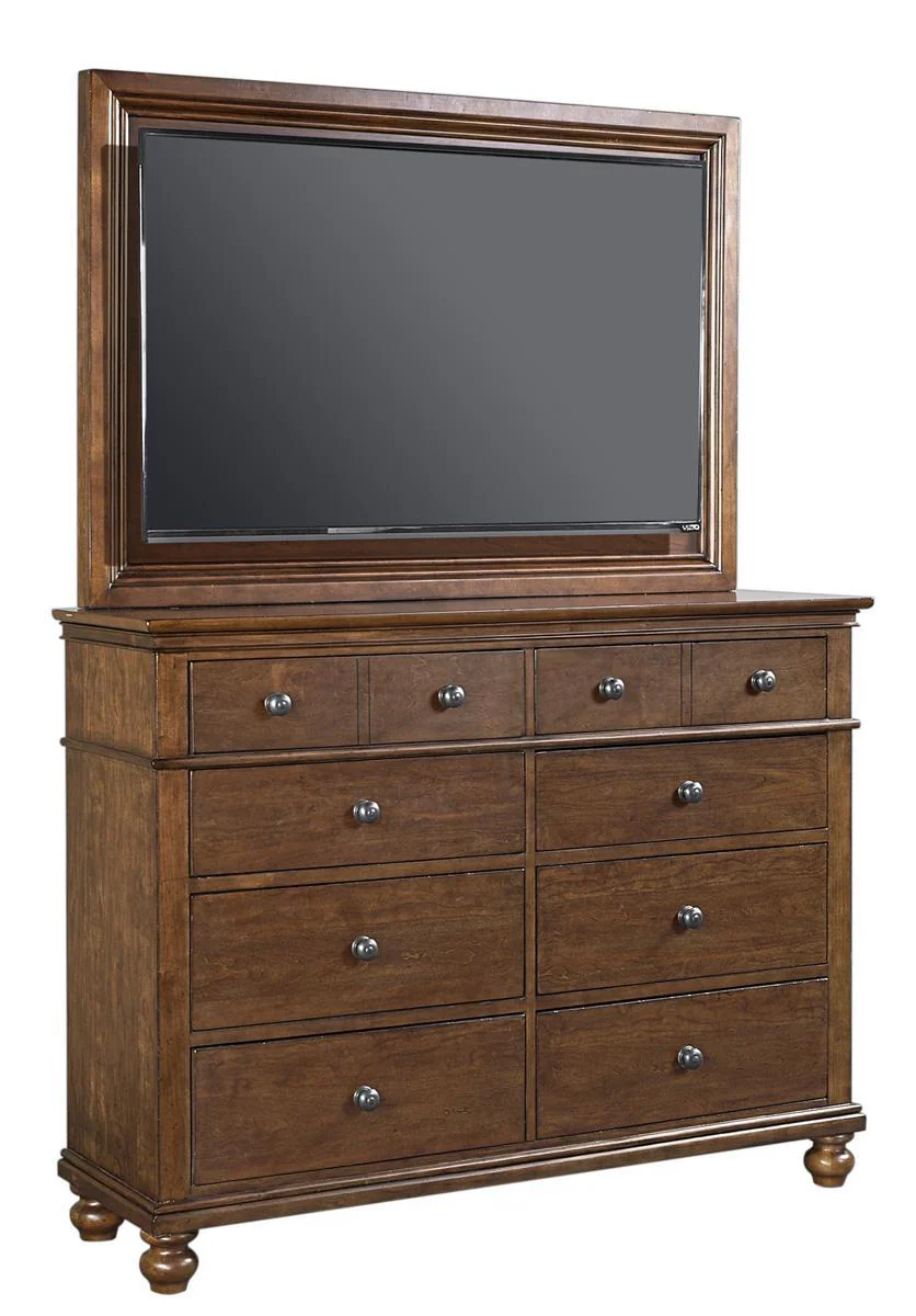 Aspenhome Oxford TV Frame in Whiskey Brown - Image 2