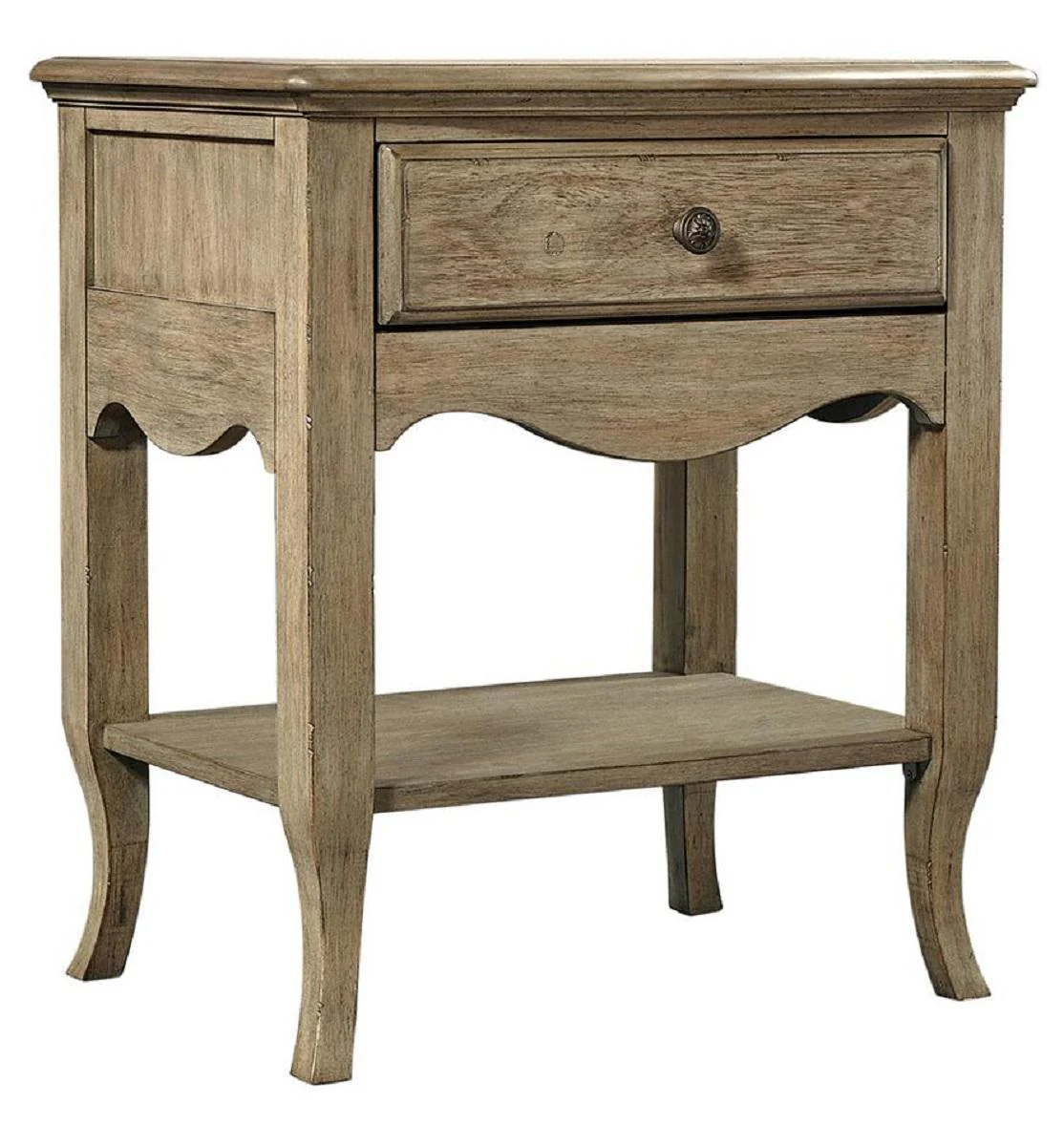 Aspenhome Provence 1 Drawer Nightstand in Patine