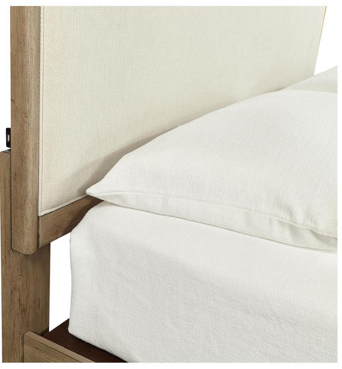 Aspenhome Provence California King Upholstered Bed in Patine - Image 4