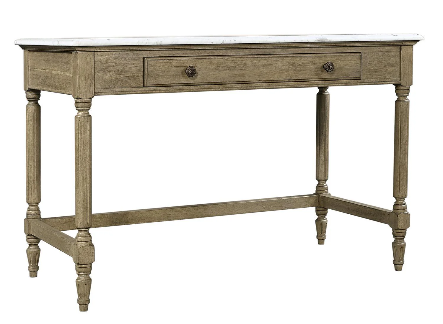 Aspenhome Provence Writing Desk with Marble Top
