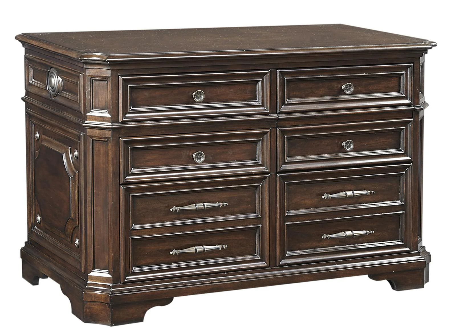 Aspenhome Sheffield Combo File in Warm Rubbed Brown