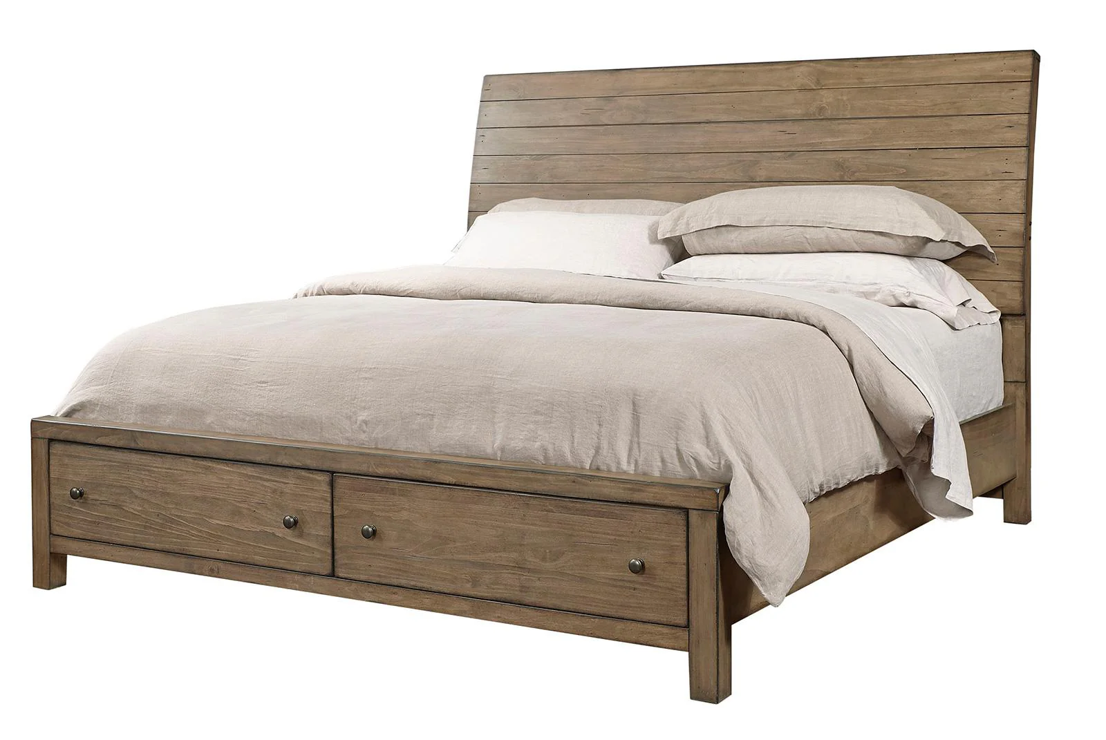 Aspenhome Tildon Cal King Sleigh Storage Bed in Mink I56-404;I56-410;I56-407D