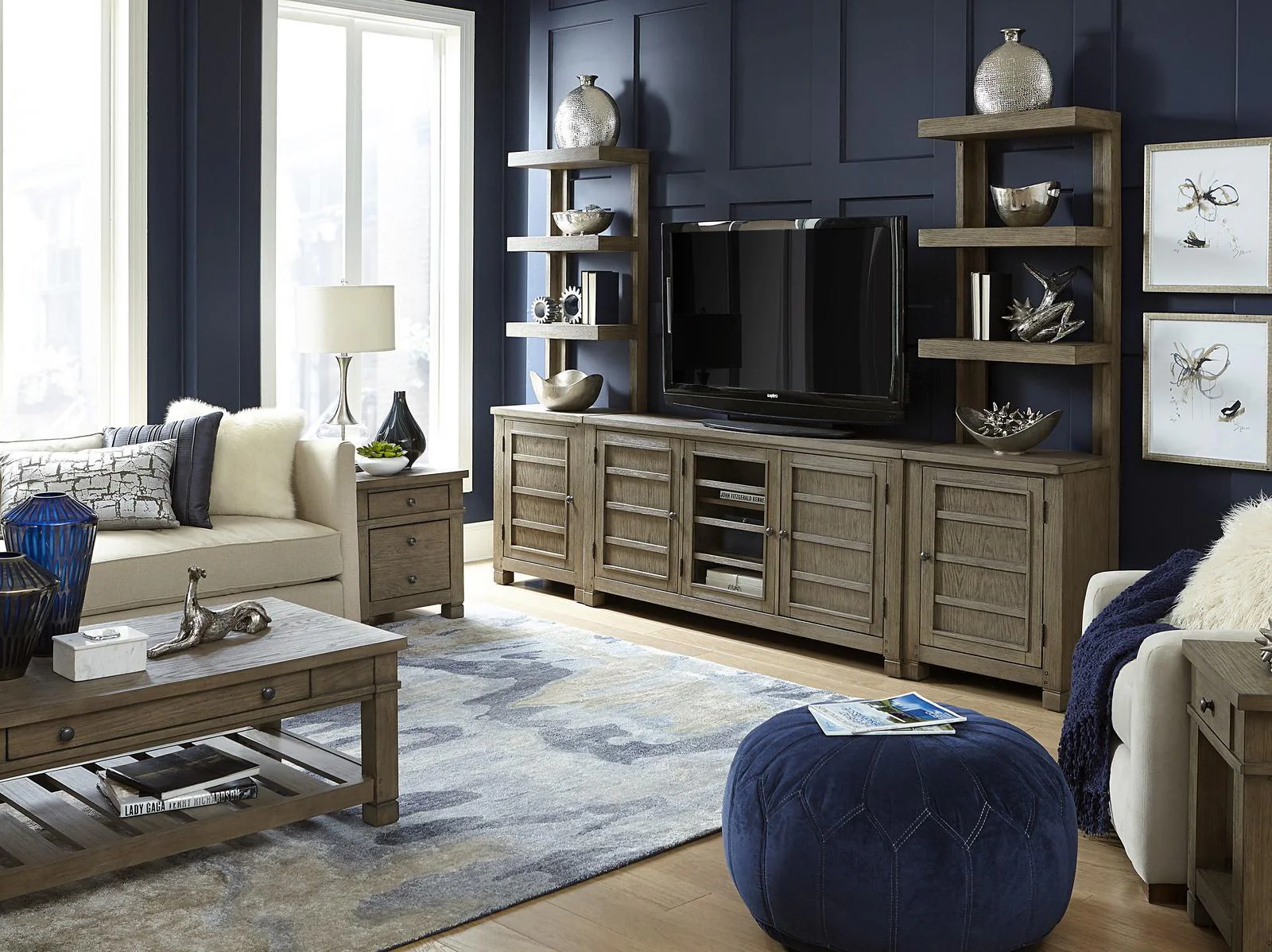 Aspenhome Tucker 66" Console Wall in Stone