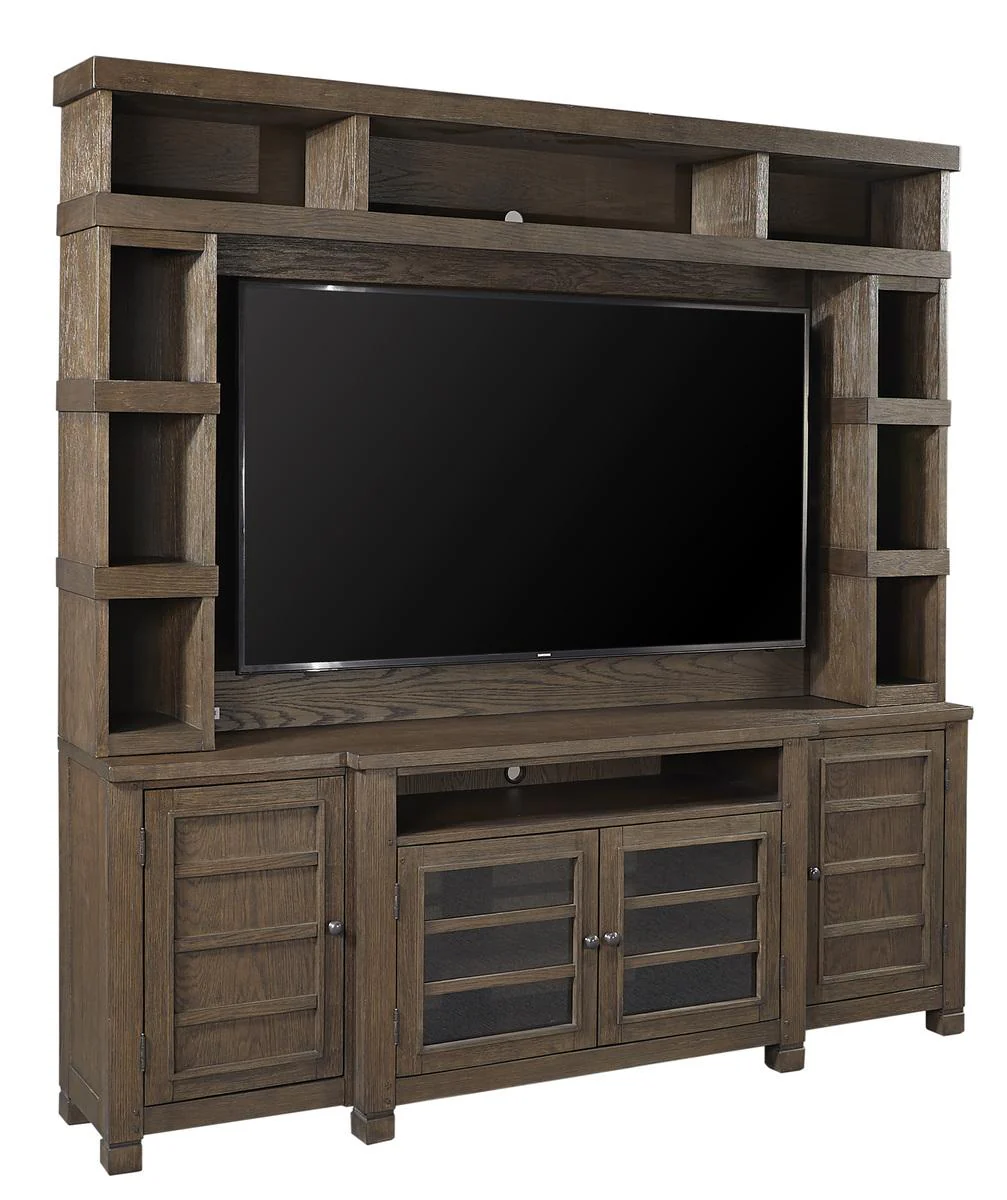 Aspenhome Tucker 84" Console and Hutch in Bark