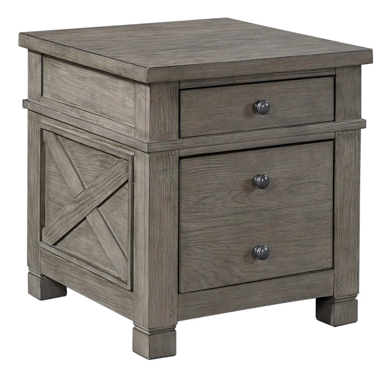 Aspenhome Tucker End Table in Stone I45-9140-STN