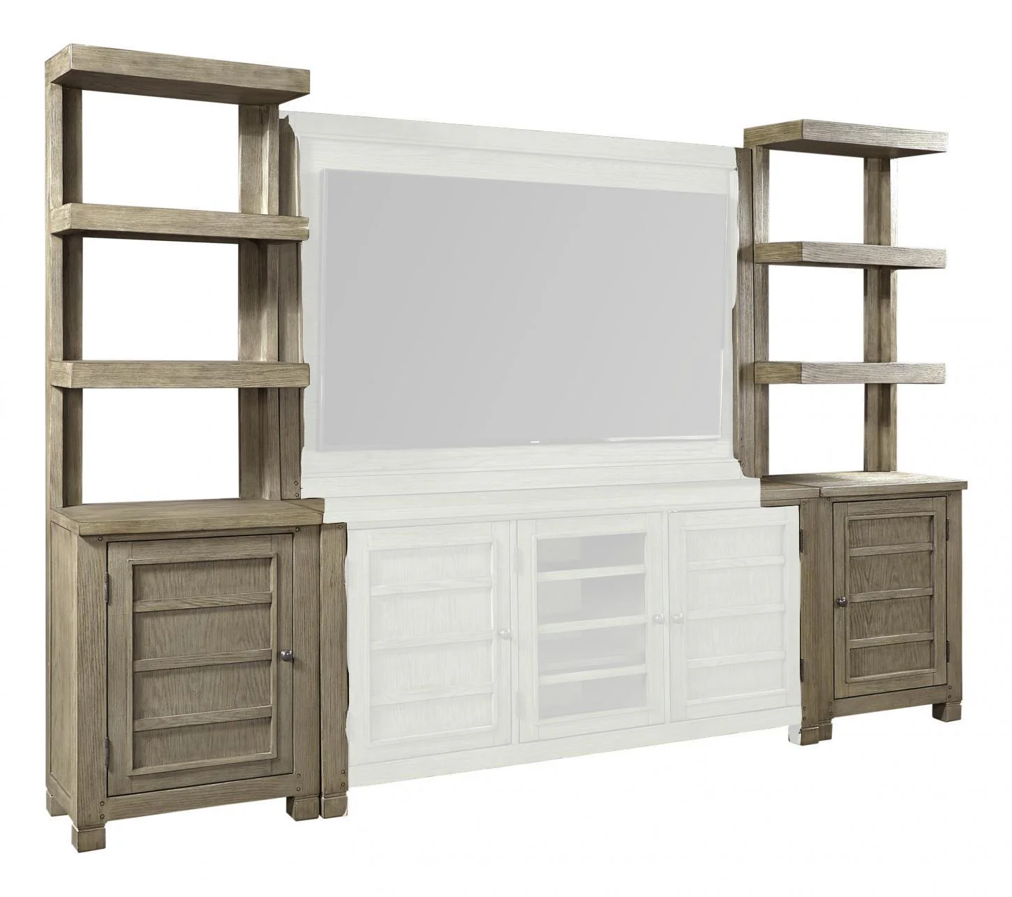 Aspenhome Tucker Left and Right Piers ONLY in Stone