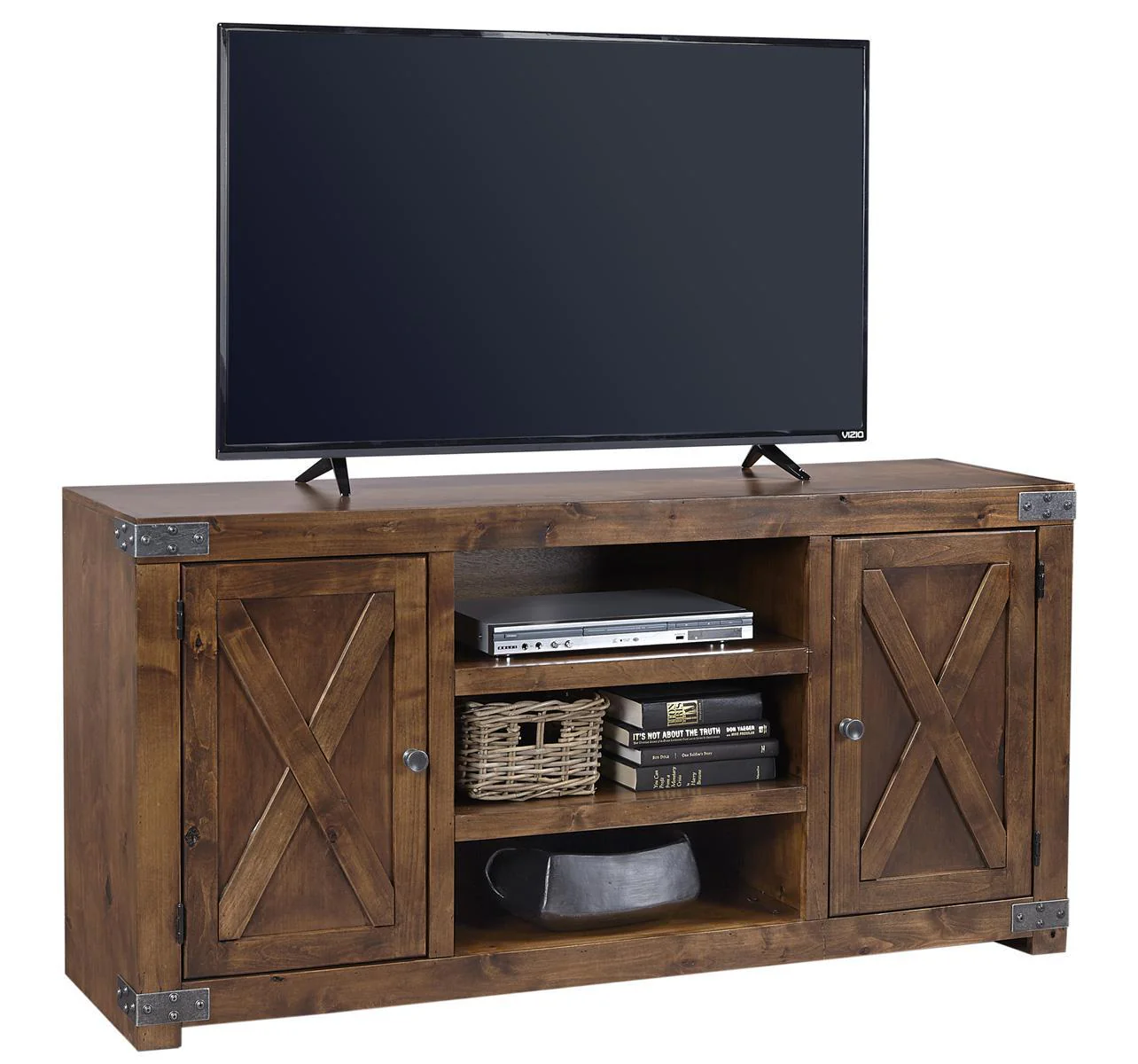 Aspenhome Urban Farmhouse 60" Console in Fruitwood