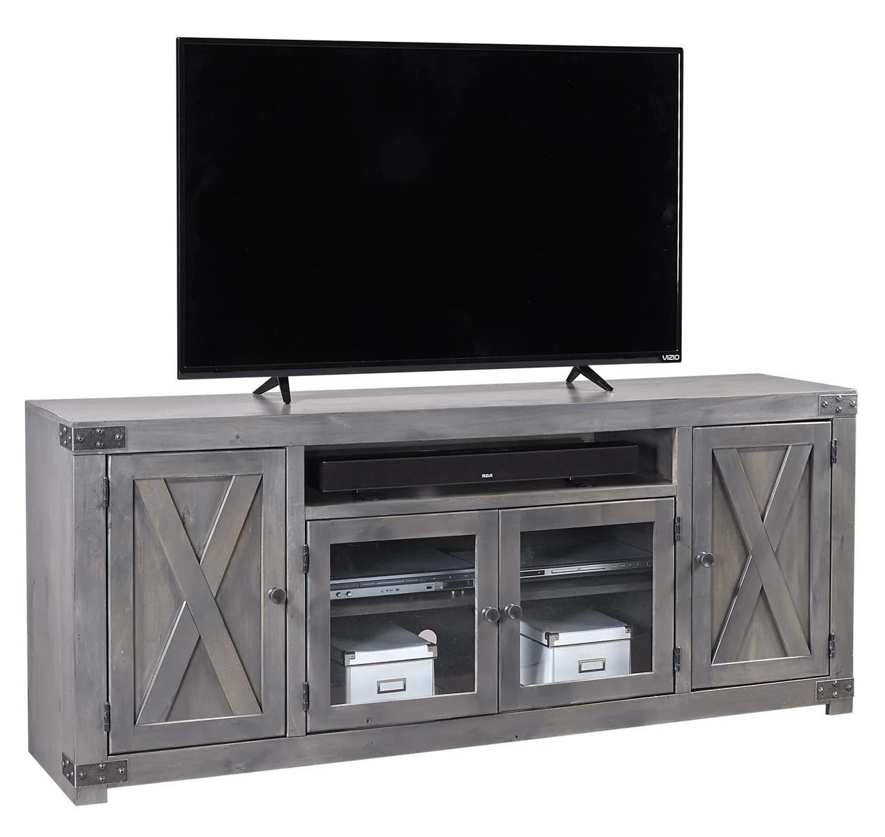 Aspenhome Urban Farmhouse 72" Console in Grey