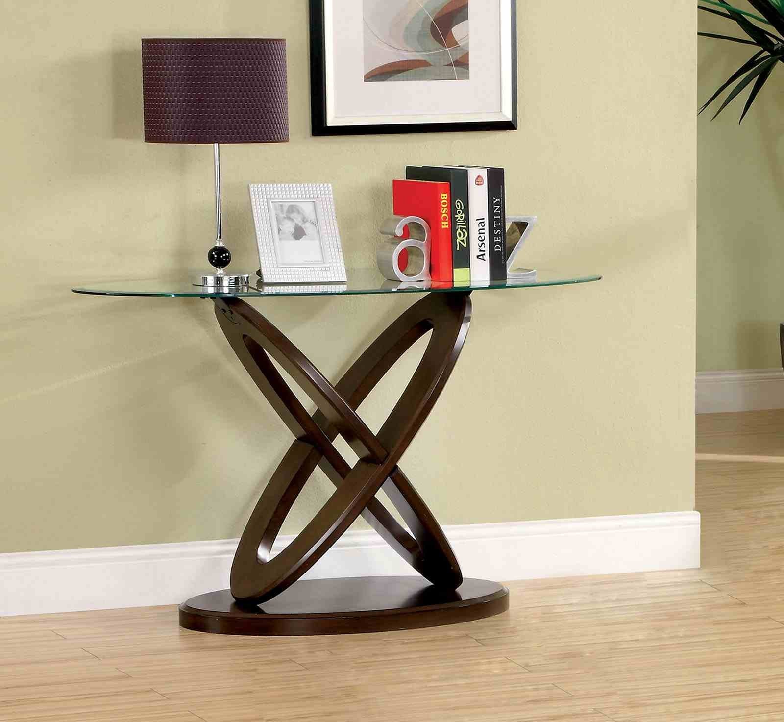 Atwood Ii Sofa Table, Dark Walnut