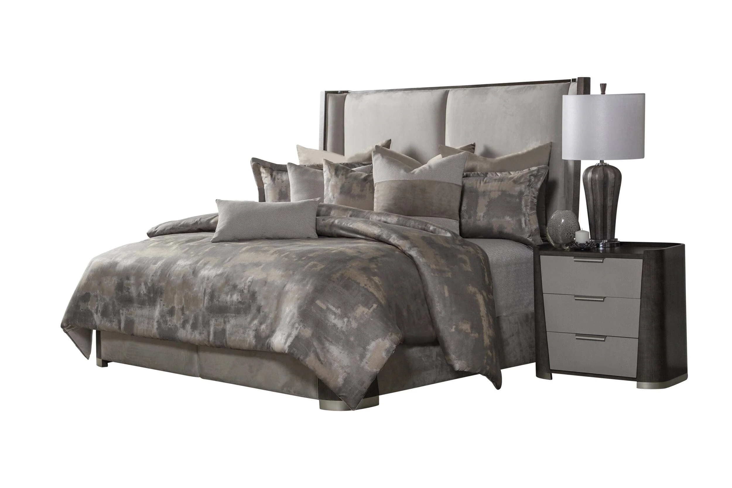 Aubrey 10-Piece King Comforter Set - Patina