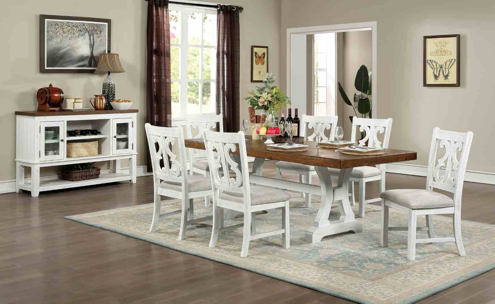 Auletta Dining Table, Dark Oak