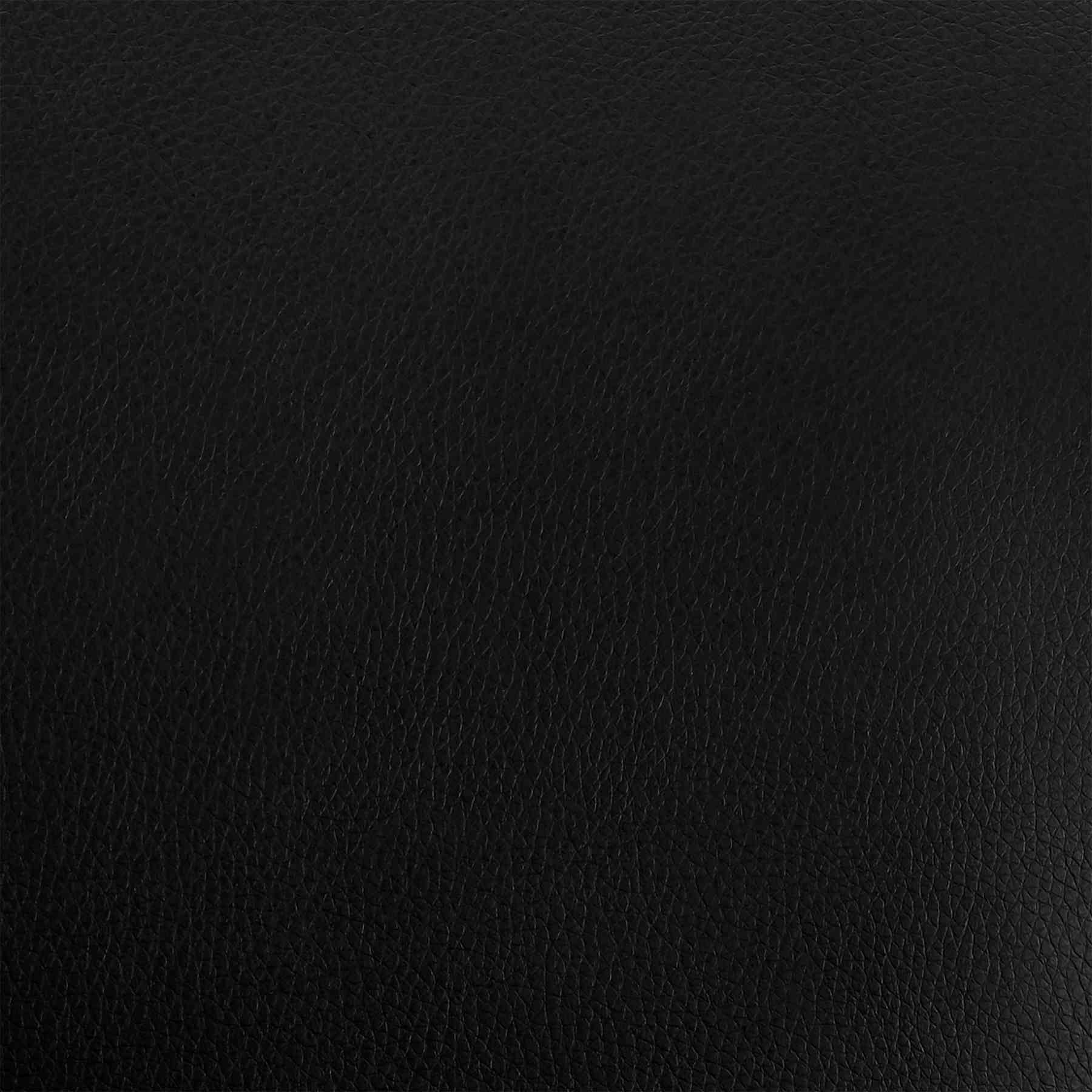 Aura Black Faux Leather and Black Metal Swivel 26" Counter Stool - Image 9