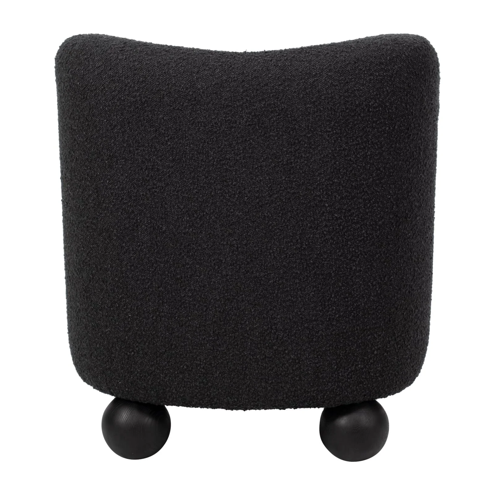 Ball-foot Accent Chair, Black - Image 4
