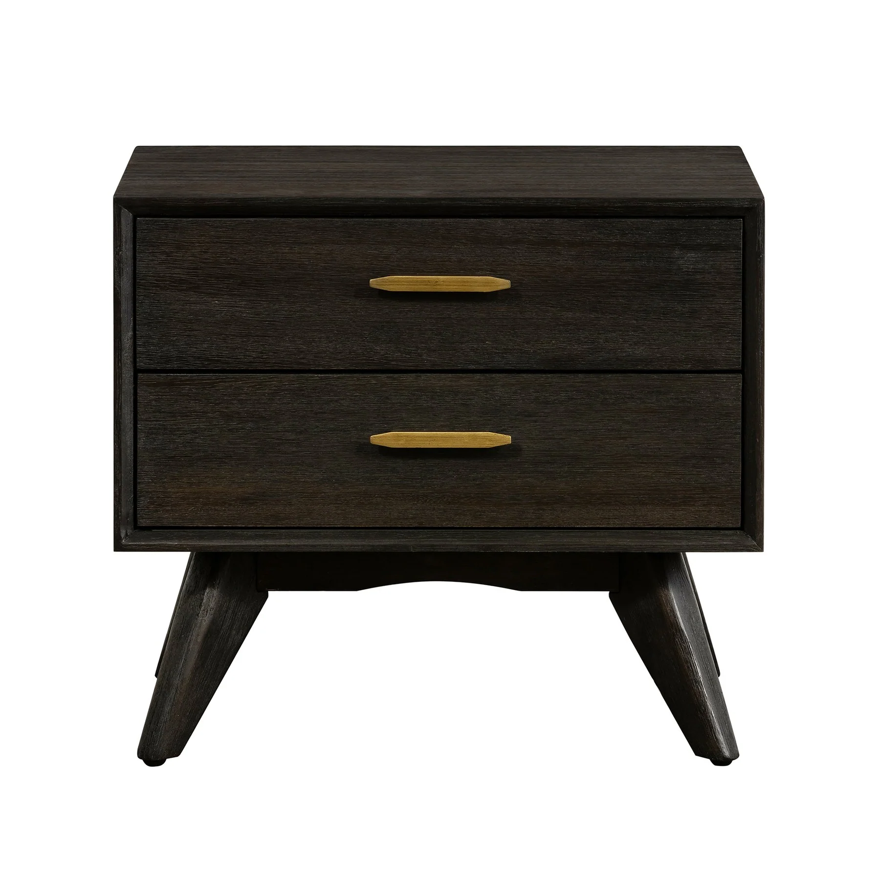 Baly 3 Piece Acacia Queen Loft Bed and Nightstands Bedroom Set - Image 3