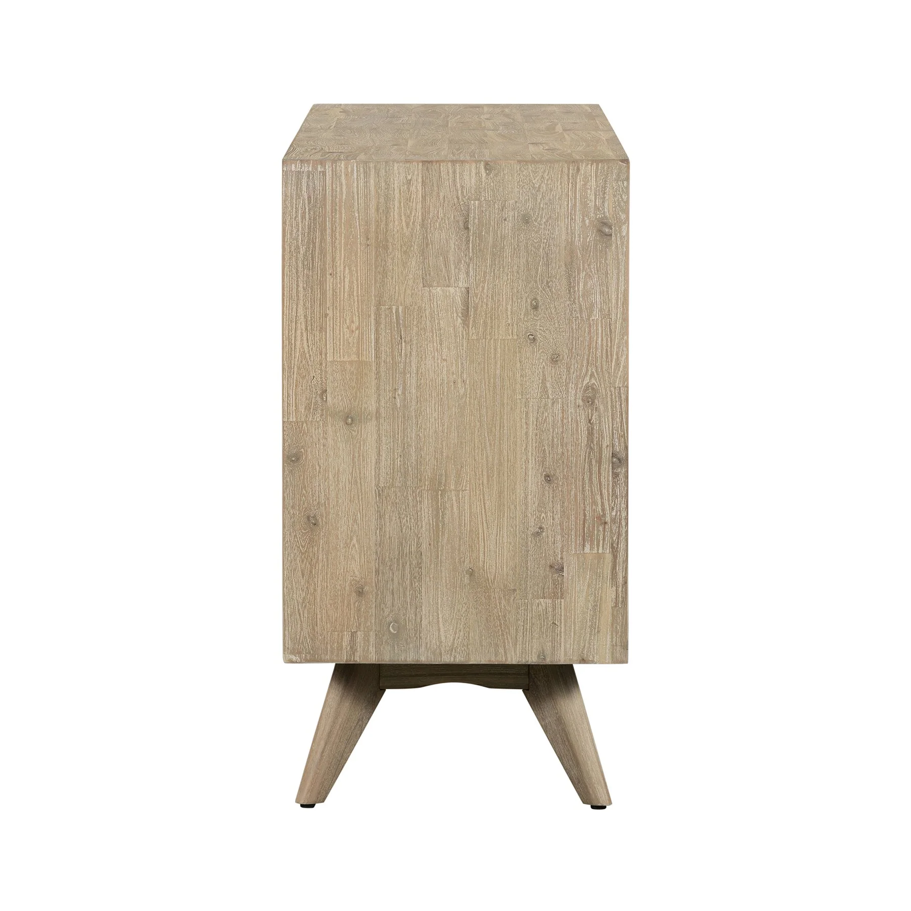 Baly Acacia Mid-Century Gray 6 Drawer Dresser - Image 3