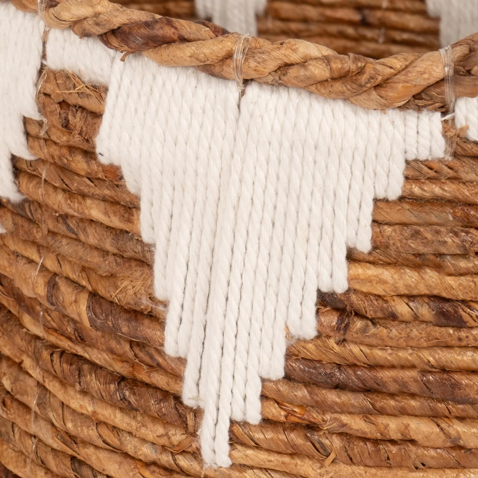 Banana Leaf, S/3 10/12/14" Nomad Basket, Natural - Image 6