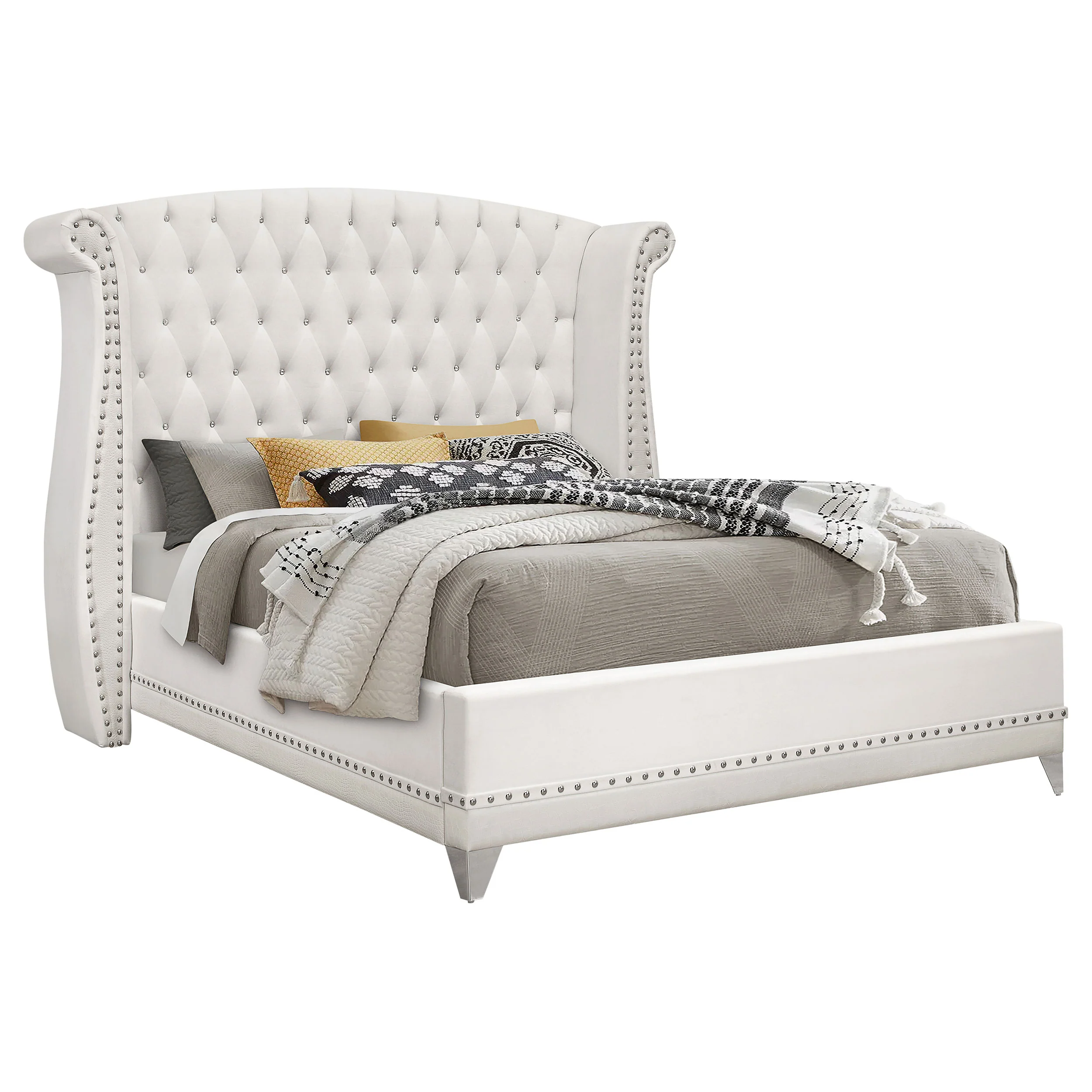 Barzini Wingback Platform Bed - Image 13