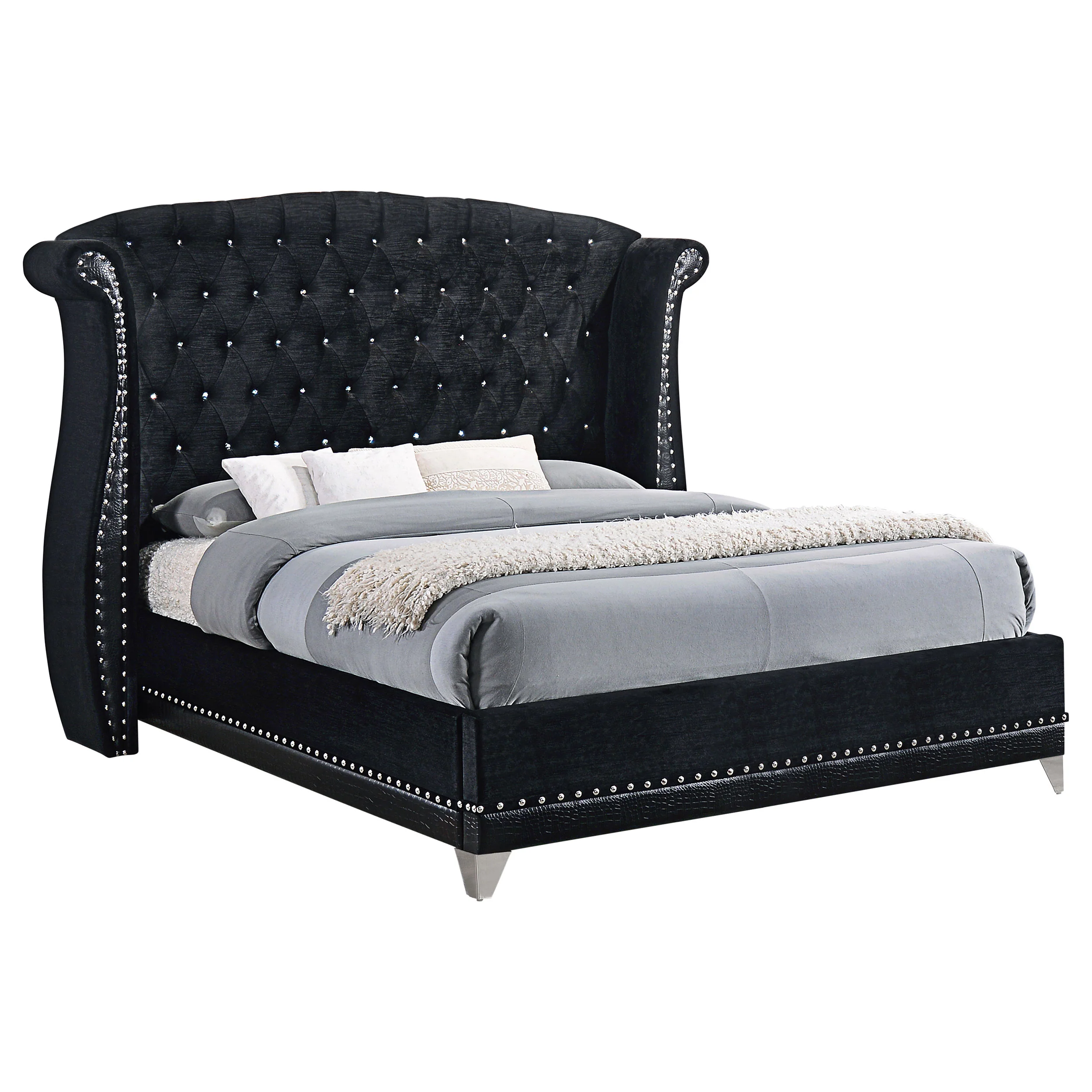 Barzini Wingback Platform Bed - Image 9