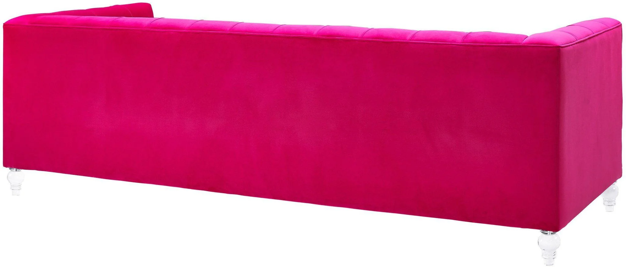 Bea Hot Pink Velvet Sofa - Image 4