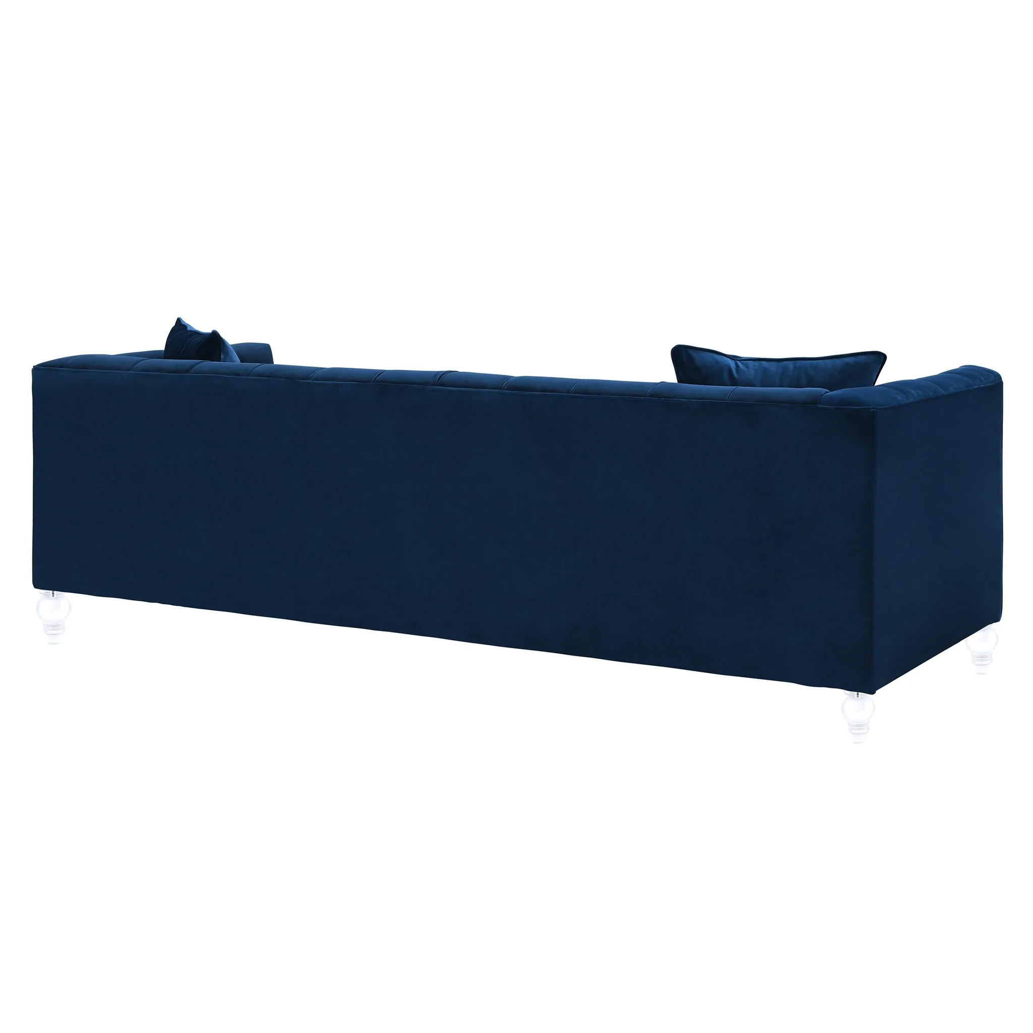 Bea Navy Velvet Sofa - Image 3