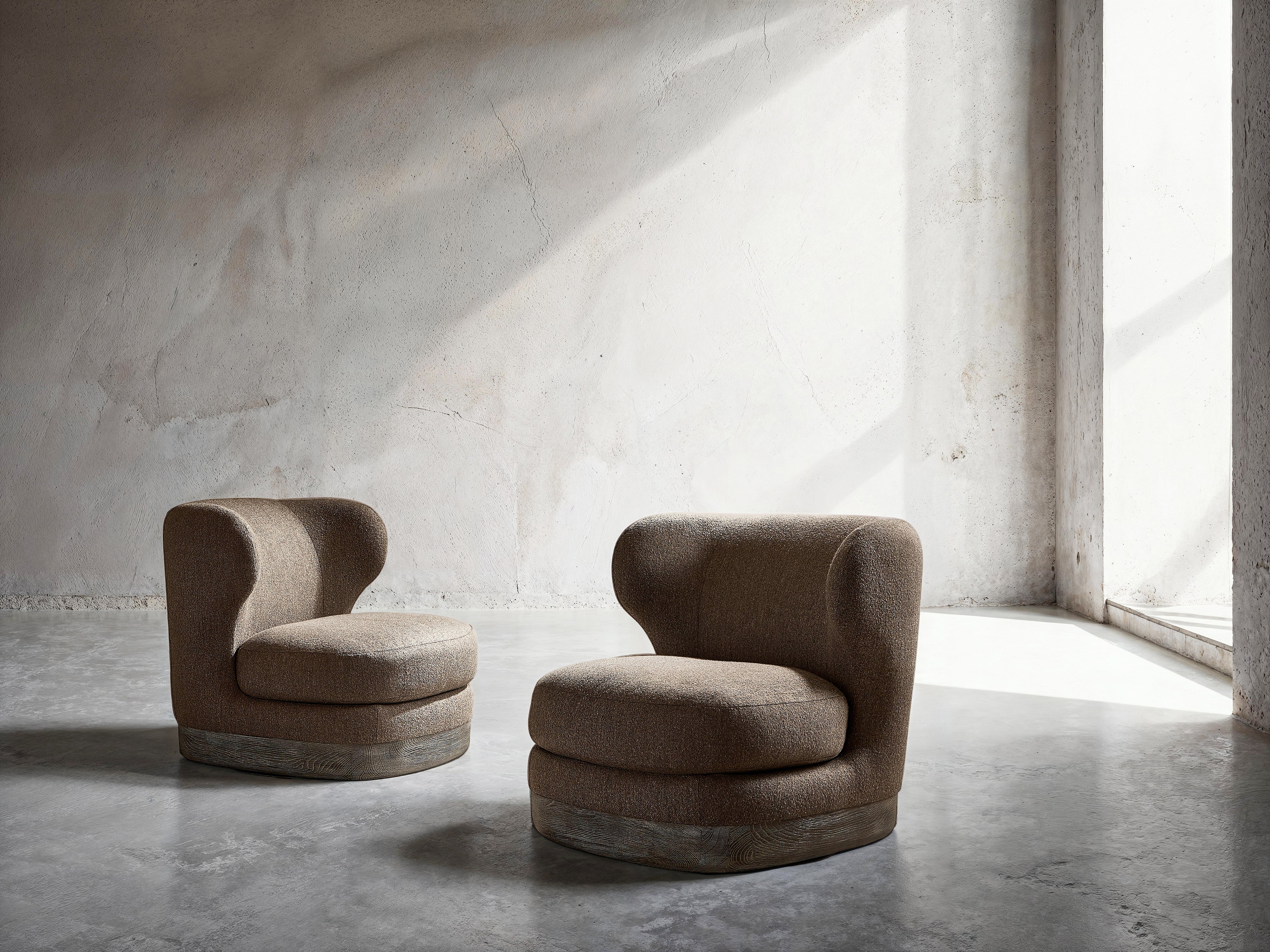 Beck Fabric Swivel Chair - Image 11