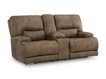 Beckley Place Power Reclining Loveseat with Console - Image 3