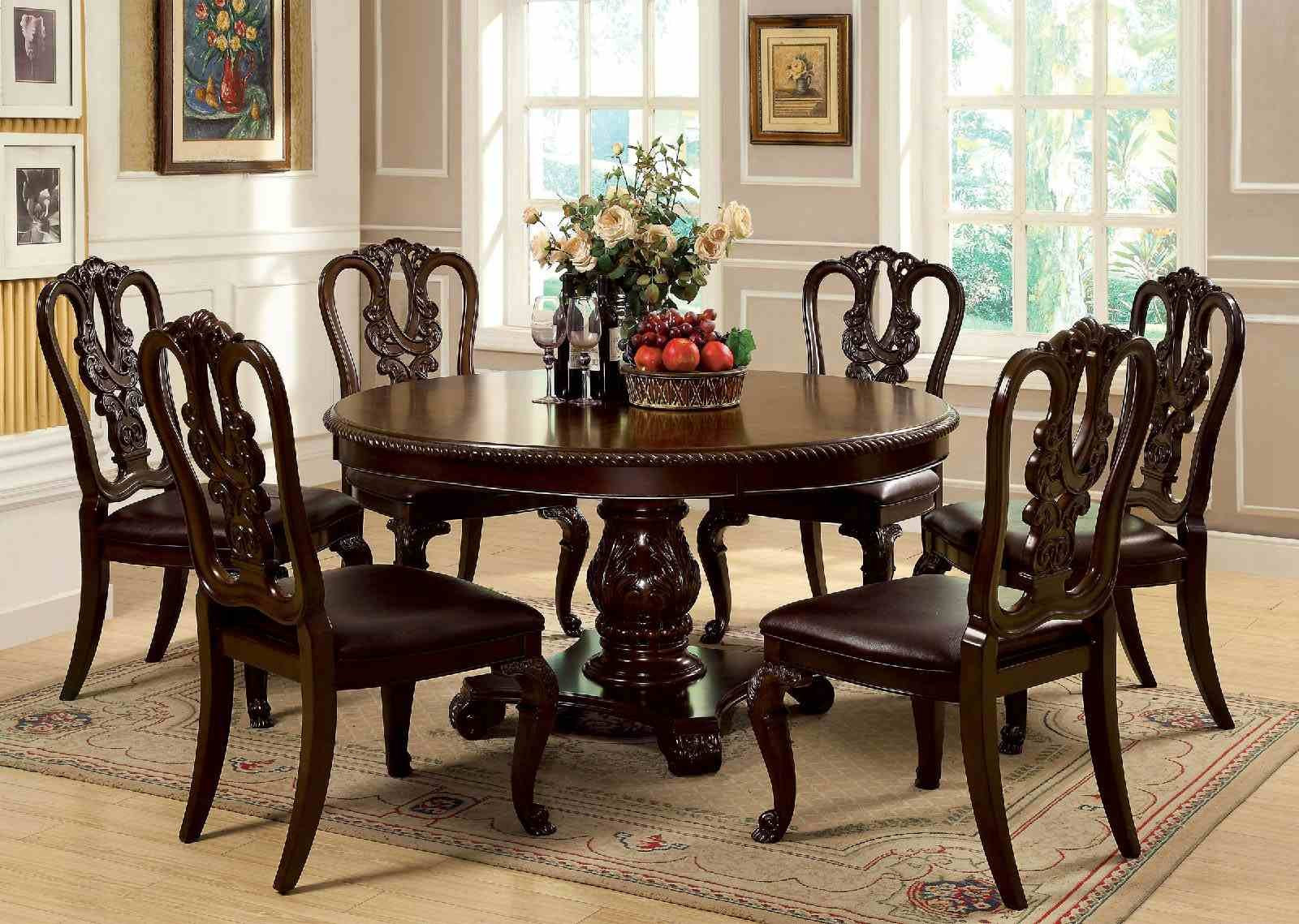 Bellagio Table + 6 Leatherette Chairs - Image 2