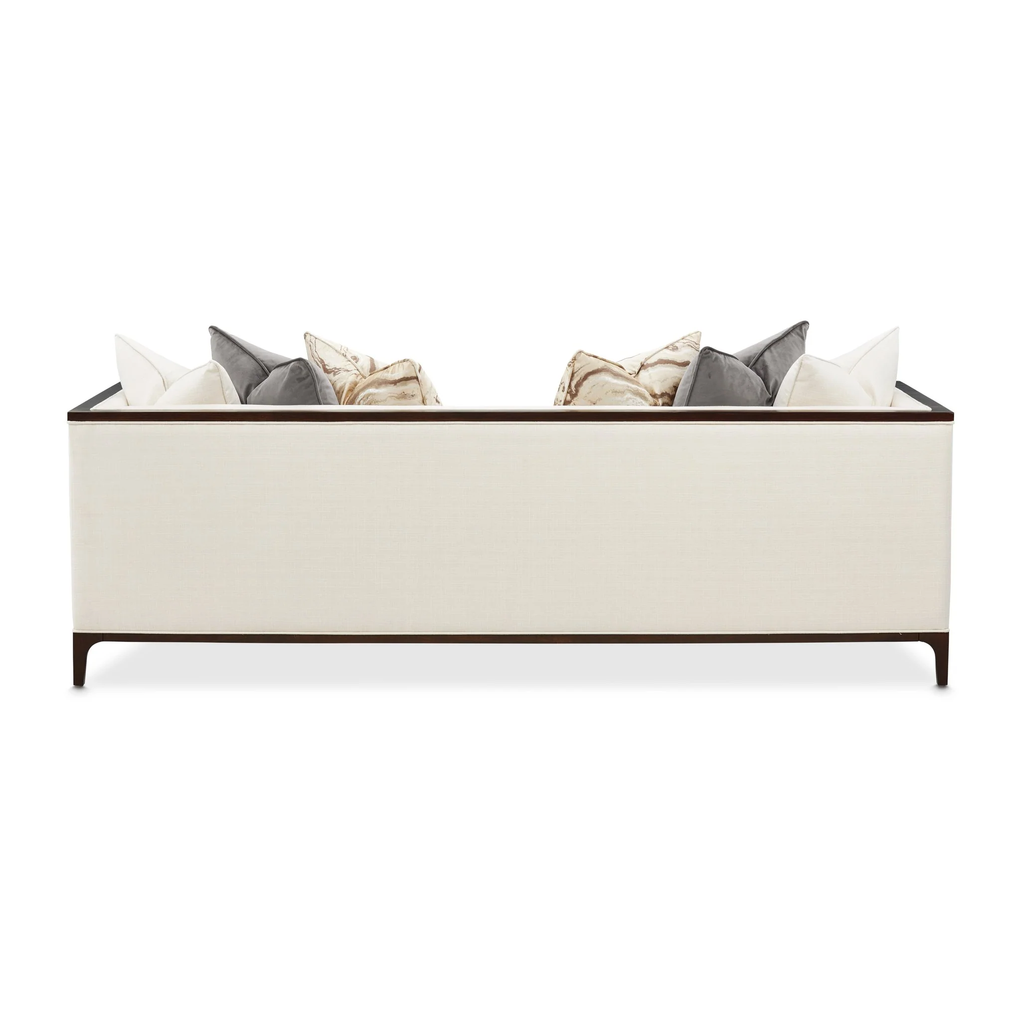 Belmont Place Sofa - Cream/Espresso - Image 5