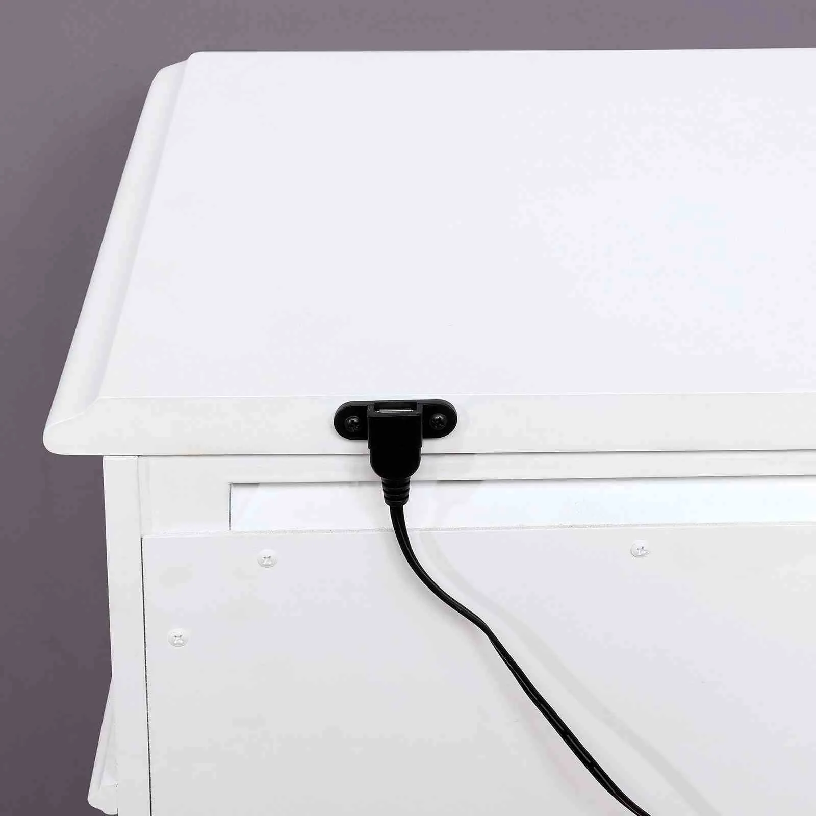 Belva Nightstand w/ USB - Image 4