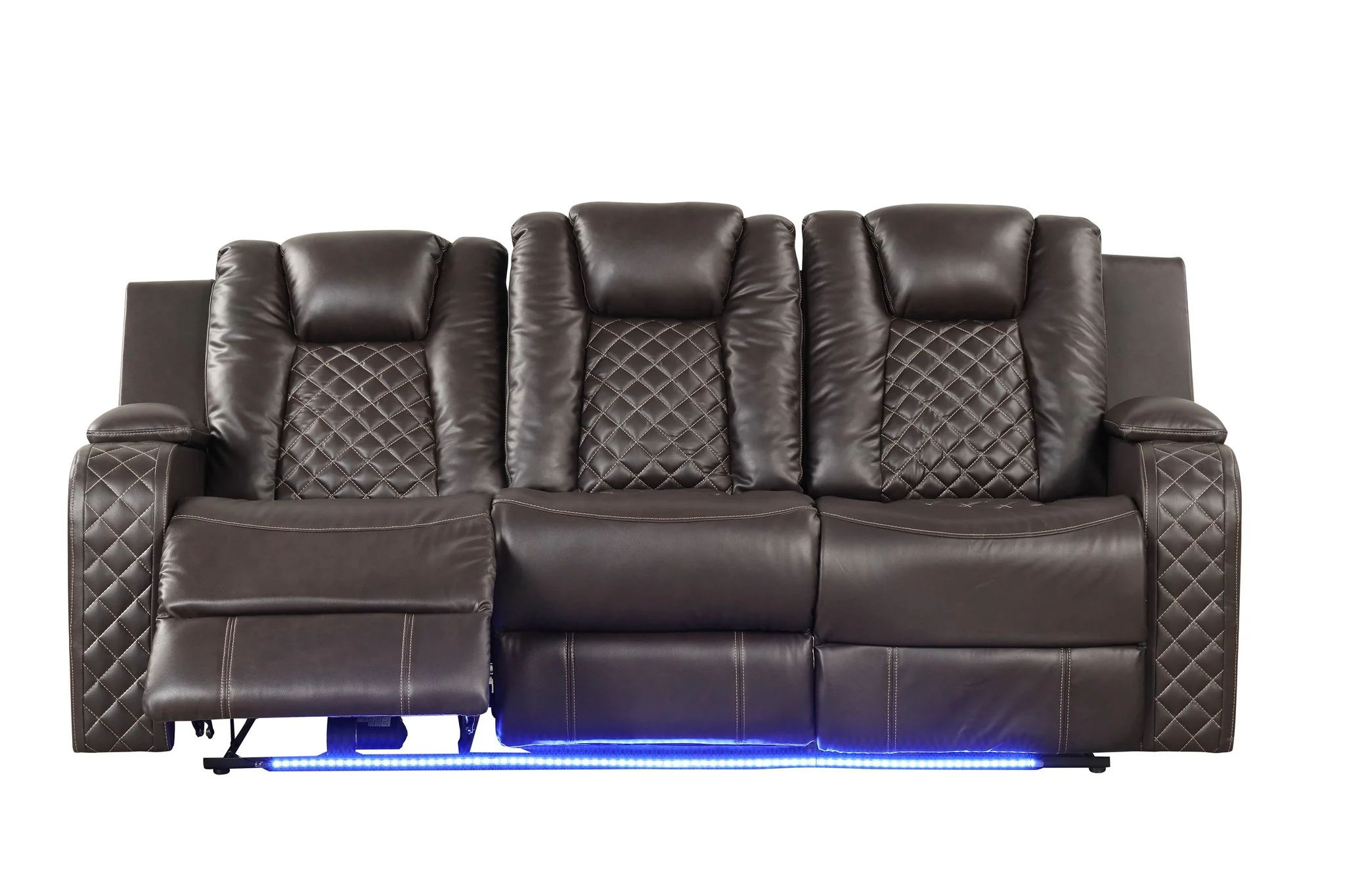Benz 2PC Living Room Set Brown - Image 4
