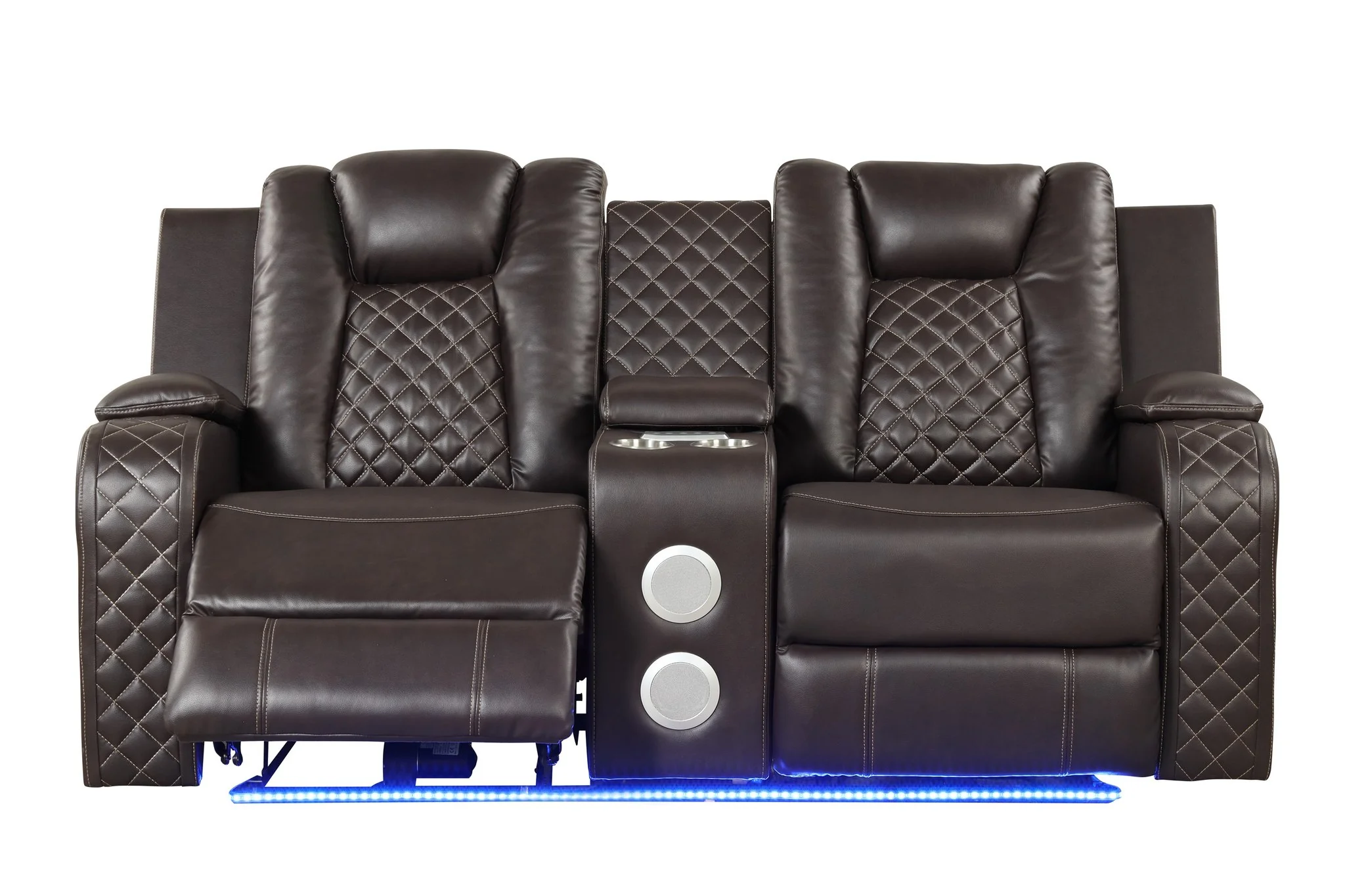 Benz 2PC Living Room Set Brown - Image 9